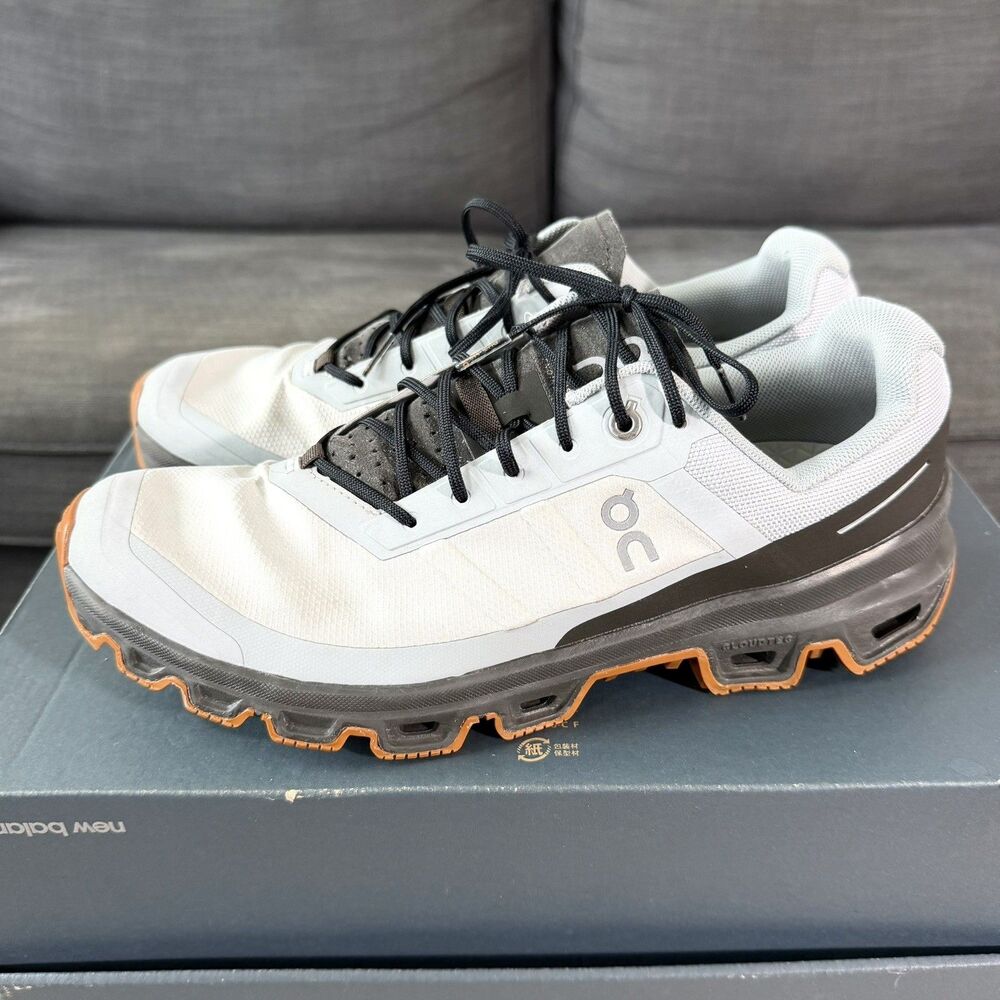 On Cloud Cloudventure 'Glacier Thorn' Gray Trail Running Shoes Men's Size 10